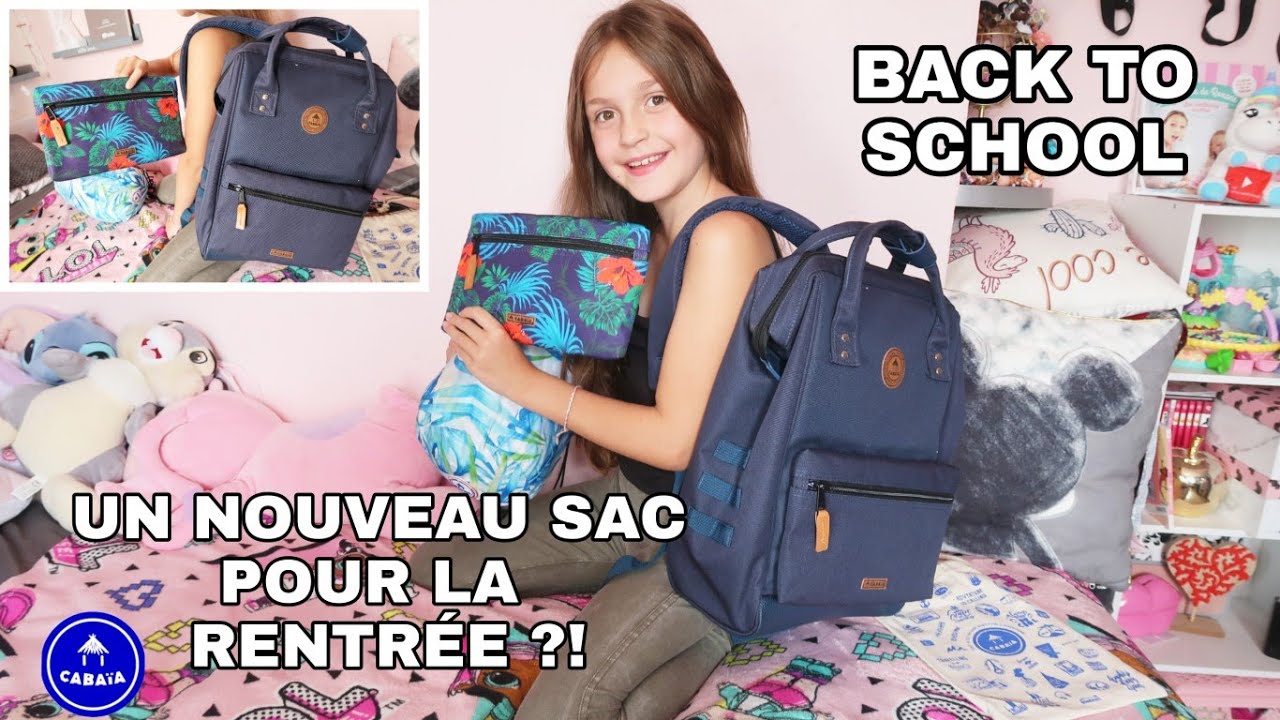 BACK TO SCHOOL - UN SAC TROP COOL POUR LA RENTREE - CABAIA - YouTube