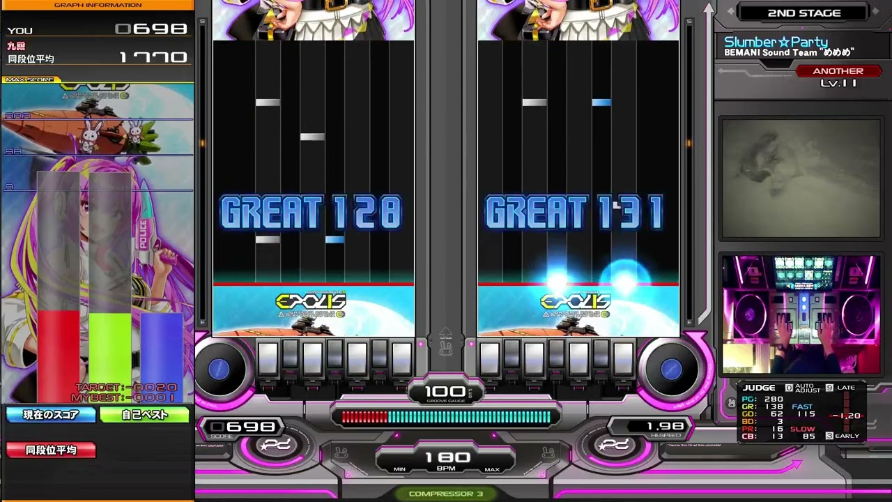 めめめめ beatmania IIDX】Slumber☆Party / BEMANI Sound Team 