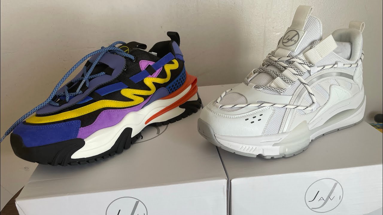 UNBOXING NEW JAVI SNEAKERS REVIEW - YouTube