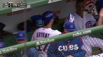 MIL@CHC: Russell plates Bryant with single to right