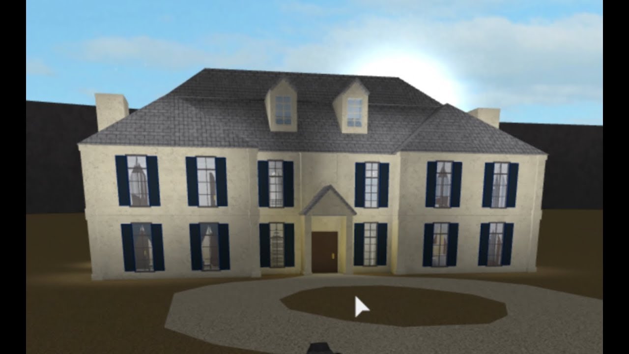 French Mansion Speedbuild Welcome To Bloxburg Youtube - roblox bloxburg french villa