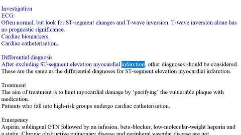 Unstable angina and non-st segment elevation mi là gì năm 2024