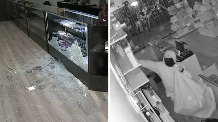 Thief breaks into 2 SoCal collectible stores in 1 night, is seen lurking outside a 3rd