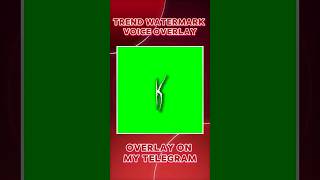 Trend Watermark Voice Tutorial || Watermark Voice #capcut #capcuttutorial #overlay #amv