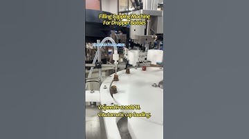 Ear Drops Filling Capping Machine | Dropper Bottle Filling