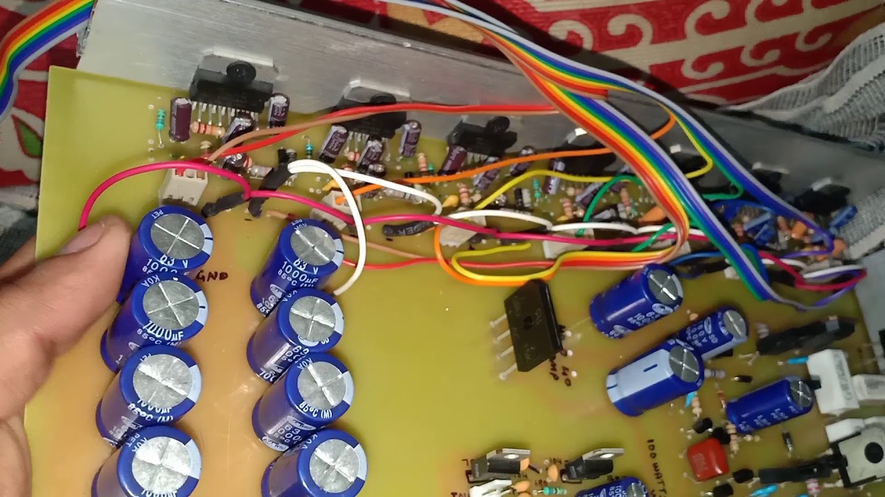 730 watts RMS 7.1 home audio amplifier kit review - YouTube