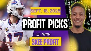 NFL Week 3 & WNBA Playoffs Predictions | Dolphins vs Bills Bets | Fever vs Dream | Profit Picks 9/18