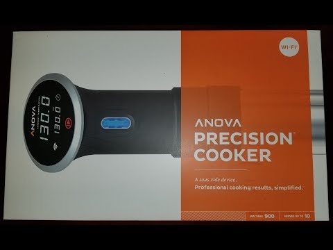 Anova Sous Vide Precision Cooker Wifi 900 Watt Version - Setup, First Impression and Review