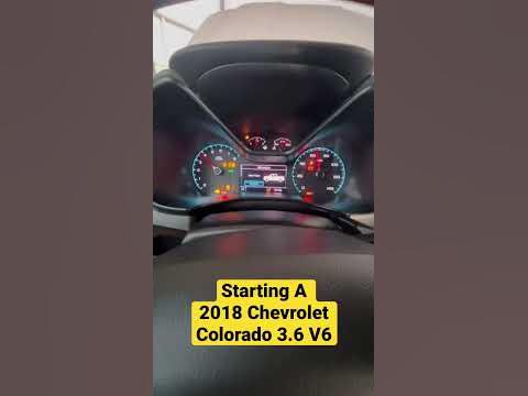 Starting A 2018 Chevrolet Colorado 3.6 V6 #shorts #chevrolet #trucks #