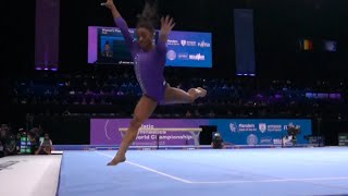 Simone biles πΊπ² Wins the Floor exercise Title/ 2023 WAG World Championships Simone biles πΊπ² Wins the Floor exercise Title/ 2023 WAG World Championships
