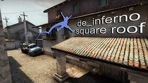 CS: GO - simple jump on de_inferno - square roof without boost