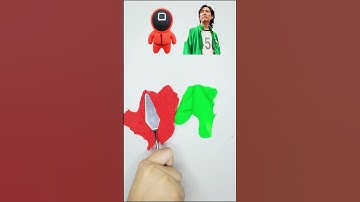 Guess the mixed colors of Squid Game 2 #squidgame2 #squidgame #colormixing #satisfying #asmr