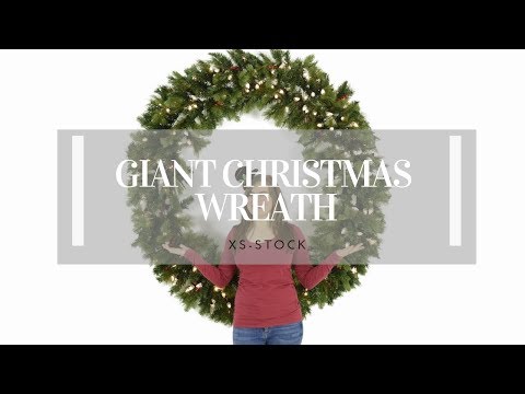 giant-60"-pre-lit-christmas-wreath-decoration