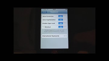 Capslock Trick For iPhone And iPod Touch