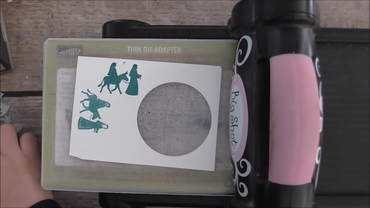 Stampin up night in bethlehem snow globe card youtube