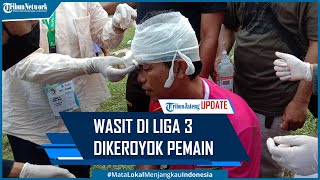 Wasit di Liga 3 Dikeroyok Pemain hingga Tersungkur
