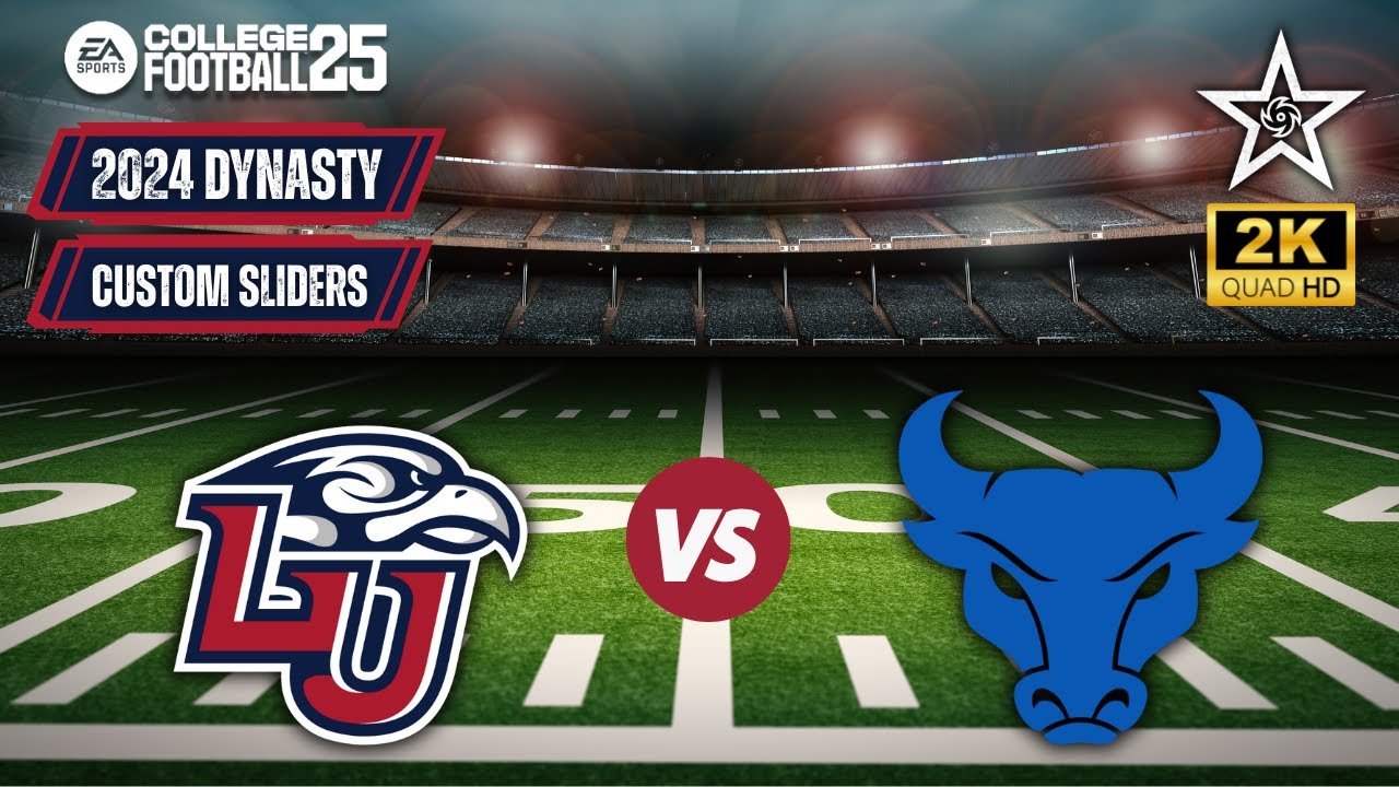College Football 25 - Dynasty - 2024 Season - Liberty vs Buffalo - YouTube