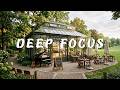🎧 Sunlit Garden Café – Refined Indie Folk Ambient | Relaxing Coffee Music for Focus &amp; Work
