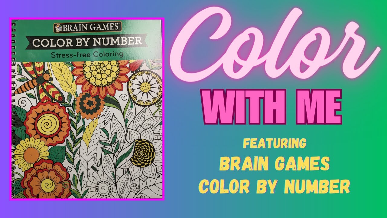 Color With Me, Brain Games Color by Number