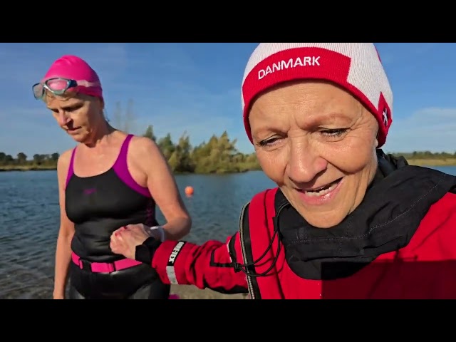 Henriette overvinder angst i koldt vand ❤️ Mette