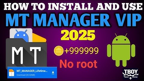 HOW TO INSTALL AND USE MT MANAGER VIP IN 2025||NO ROOT||MT MANAGER VIP LIFETIME