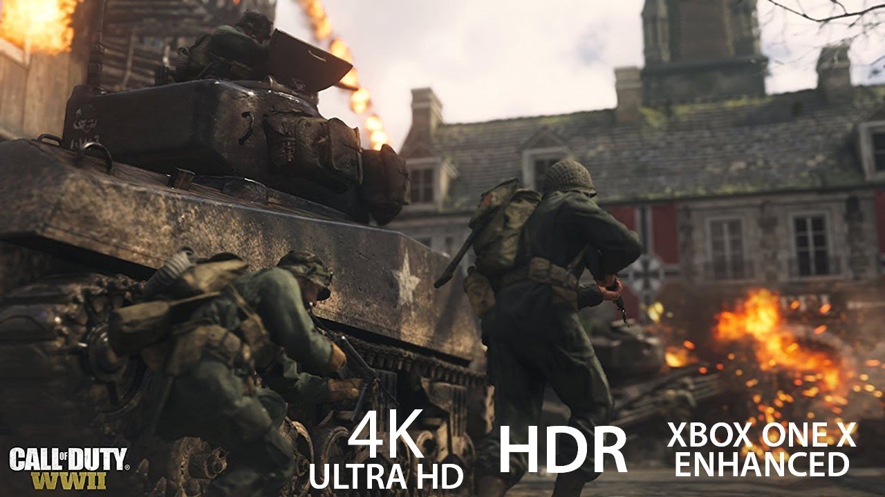 Call of Duty: WWII - CoD WWII - Xbox One X - 4K HDR - High quality stream  and download - Gamersyde