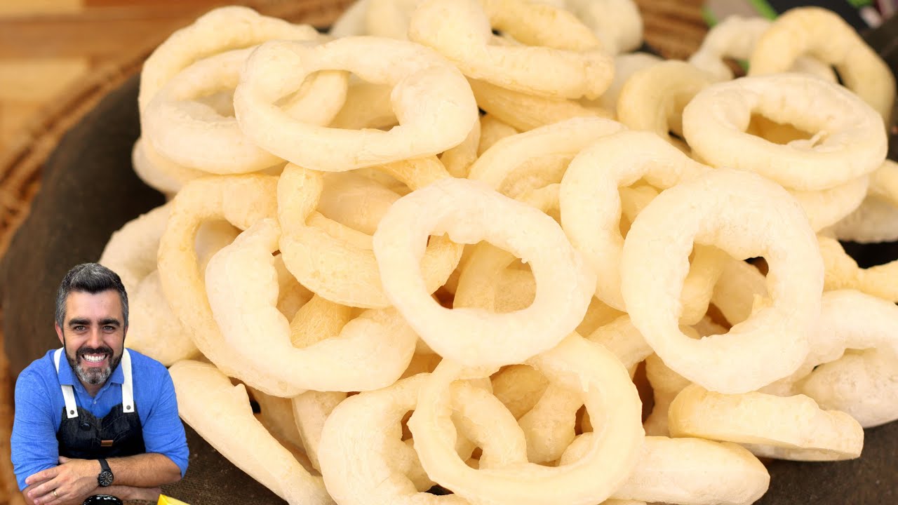 ROSQUINHA DE POLVILHO - SEQUINHA - RENDE MUITO - DELICIOSA - SUPER FÁCIL - Receitas de Pai