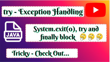System.exit(0), try and finally combined together - JAVA.