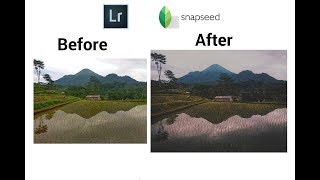 Tutorial How To Edit Landscape Dark Tones Using Lightroom and Snapseed screenshot 4