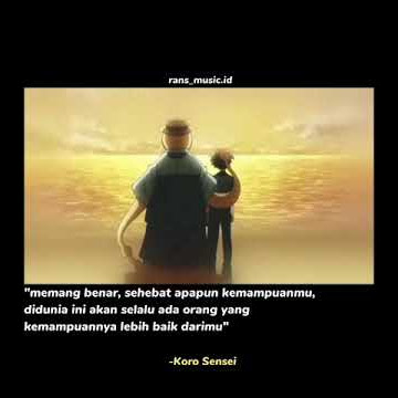 Story wa 30 detik Koro sensei, lagu amanojaku