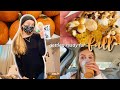let&#39;s get ready for FALL || decorating, thrifting try on haul, baking, + more!