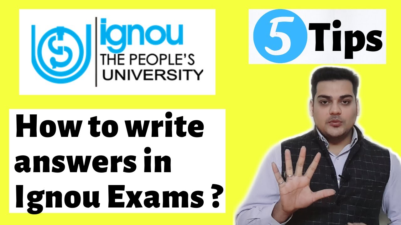 ignou assignment how to write