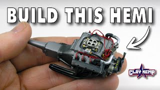 HOW TO: Building and detailing 1/25 Dodge Hemi racing engine // Butch Hartman USAC project Part #7