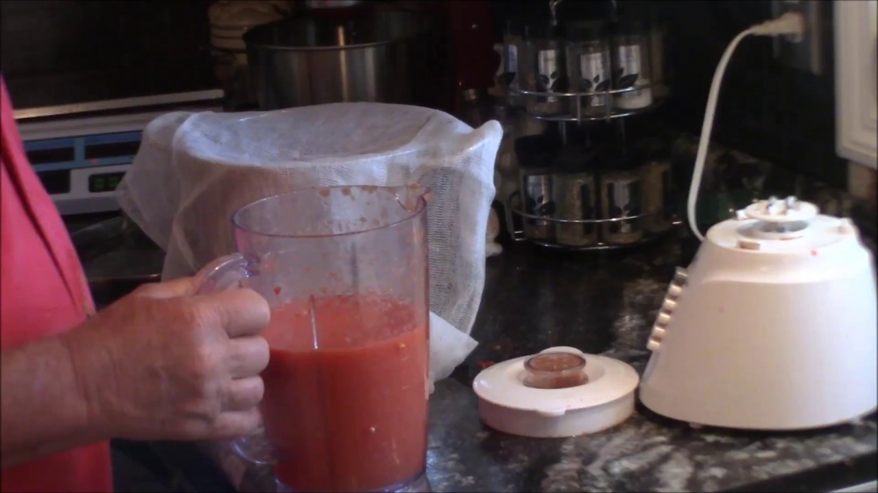 Video # 71 Canning Tomato Juice - YouTube