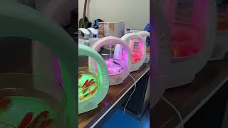 🌊💧 4-in-1 Anti-Gravity Humidifier | Aromatherapy + Bluetooth Speaker + Fish Tank Lamp ✨