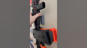 Functional 3D Print! 🌍 Universal Rifle Wall Mount- For ANY Picatinny Rail Slot! 🎰