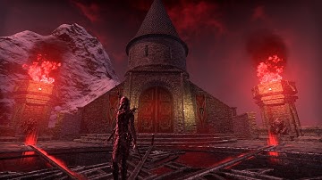 The Elder Scrolls Online. Animation of a killer, a vampire.(18+)