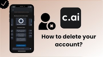 How to delete your account in Character AI?