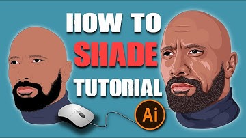 How To Shade Tutorial! With Mouse[STEP-BY-STEP] - ADOBE ILLUSTRATOR