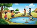 Kids Save the Village Pond | Inspiring Story#villagelife #motivation #naturelovers 