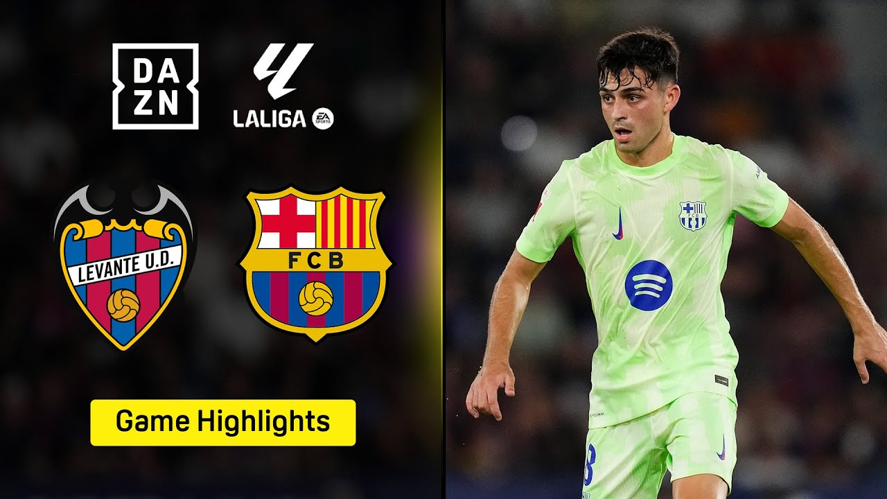 【西甲】第2輪 萊萬特 vs. 巴塞隆納│ Game Highlights