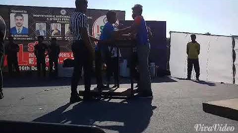 Himanshu Tyagi arm wrestling match