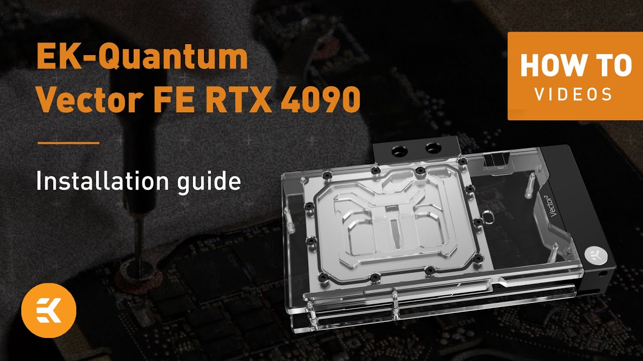 Installing the EK-Quantum Vector² RTX 4090 Water and ABP Set | EK HOW TO -