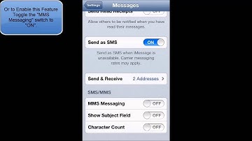 HOW TO ENABLE OR DISABLE MMS MESSAGING IN IOS 6 (IPHONE 5)
