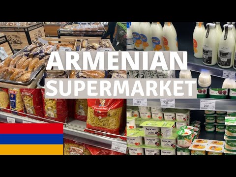 Armenian Supermarket Walking Tour || How Costly Is Armenia || Grocery Expenses In Armenia#armenia