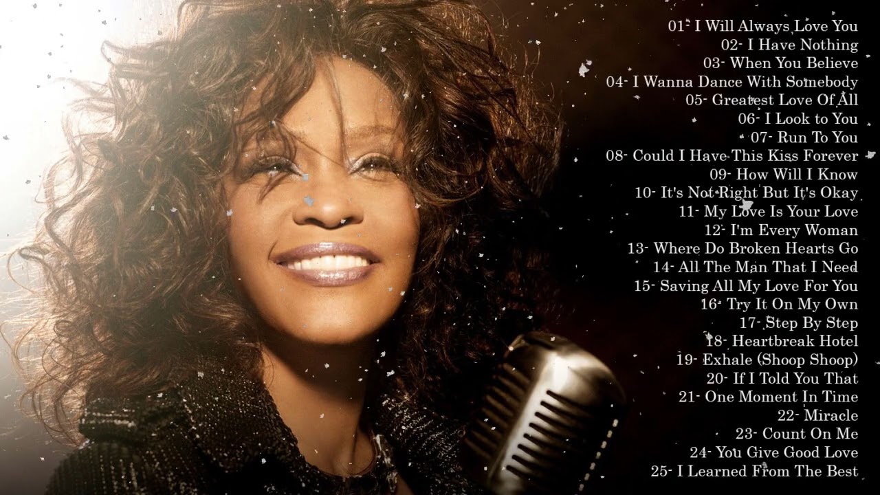 Whitney Houston's Best Songs Collection | Best Legendary Ballads - Best Love Songs Ever