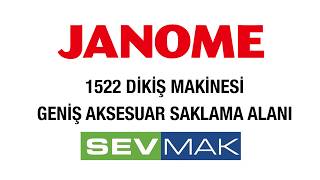 Janome 1522 Dikiş Makinesi Geniş Aksesuar Saklama Alanı