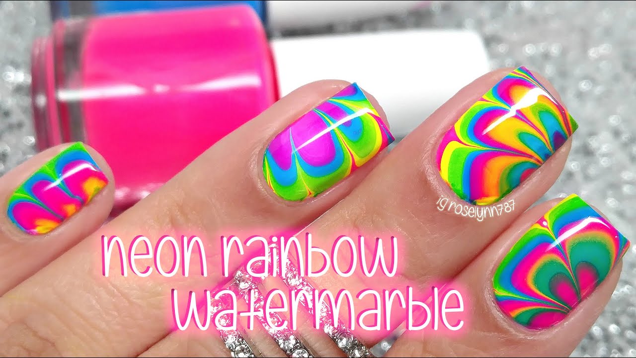 Rainbow Watermarble | Digital Dozen Week