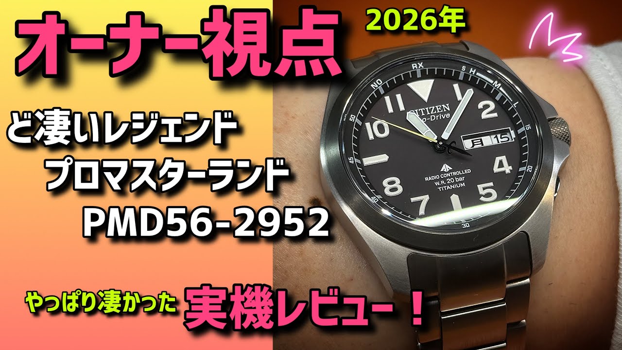 ✓ Already a legend‼️ Promaster Land PMD56-2952 Silver Gray Hands