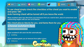 New Cheats Update! (Autofarm?!) - Growtopia
